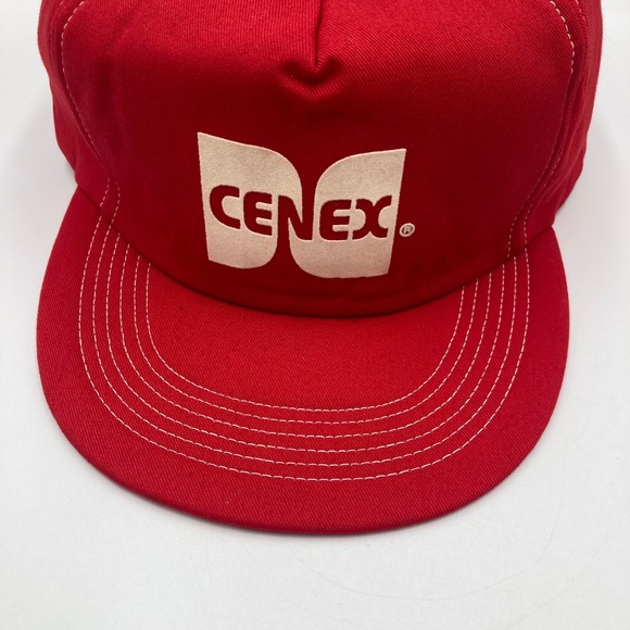 Vintage‎ Cenex Red Snapback Trucker Hat By Saint Louis Hat OS - Picture 3 of 8